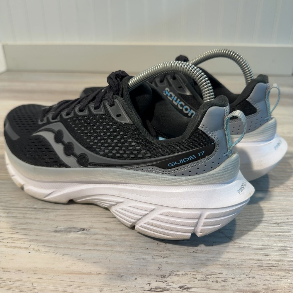 Saucony Guide 17 Women's Running Shoes Size 9.5 Black Gray S10936-100 - Picture 5 of 10